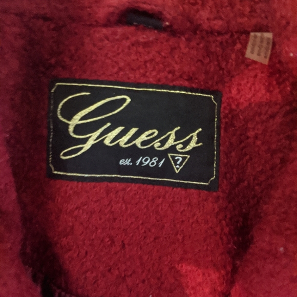 Asymmetrical Red Guess Coat ๐ฏ - Picture 7 of 9